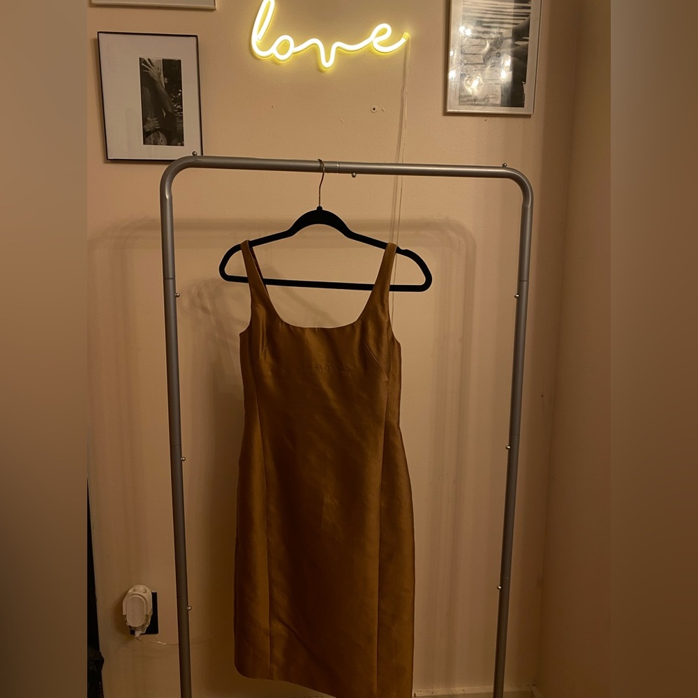 Talbots sleeveless silk dress NWT🤎